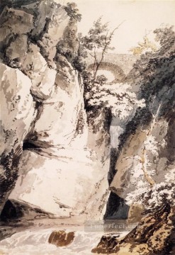 コモの水彩風景トーマス・ガーティン山 Oil Paintings